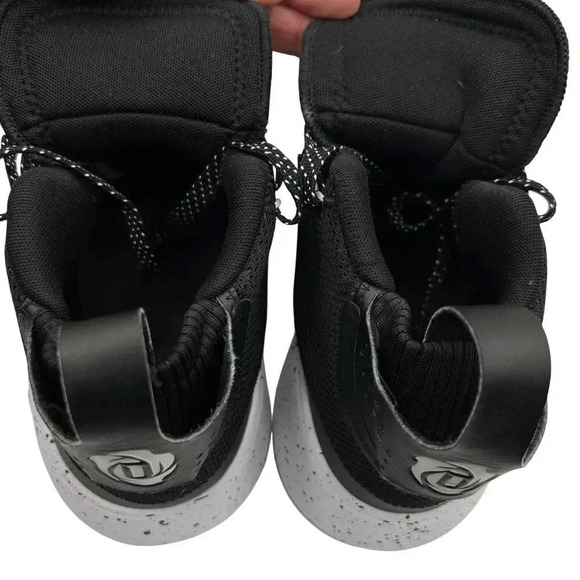 Adidas Men 8 Women 9.5 Rose 773 FX7123 Basketball Shoes Black & White Athleisure main image 14